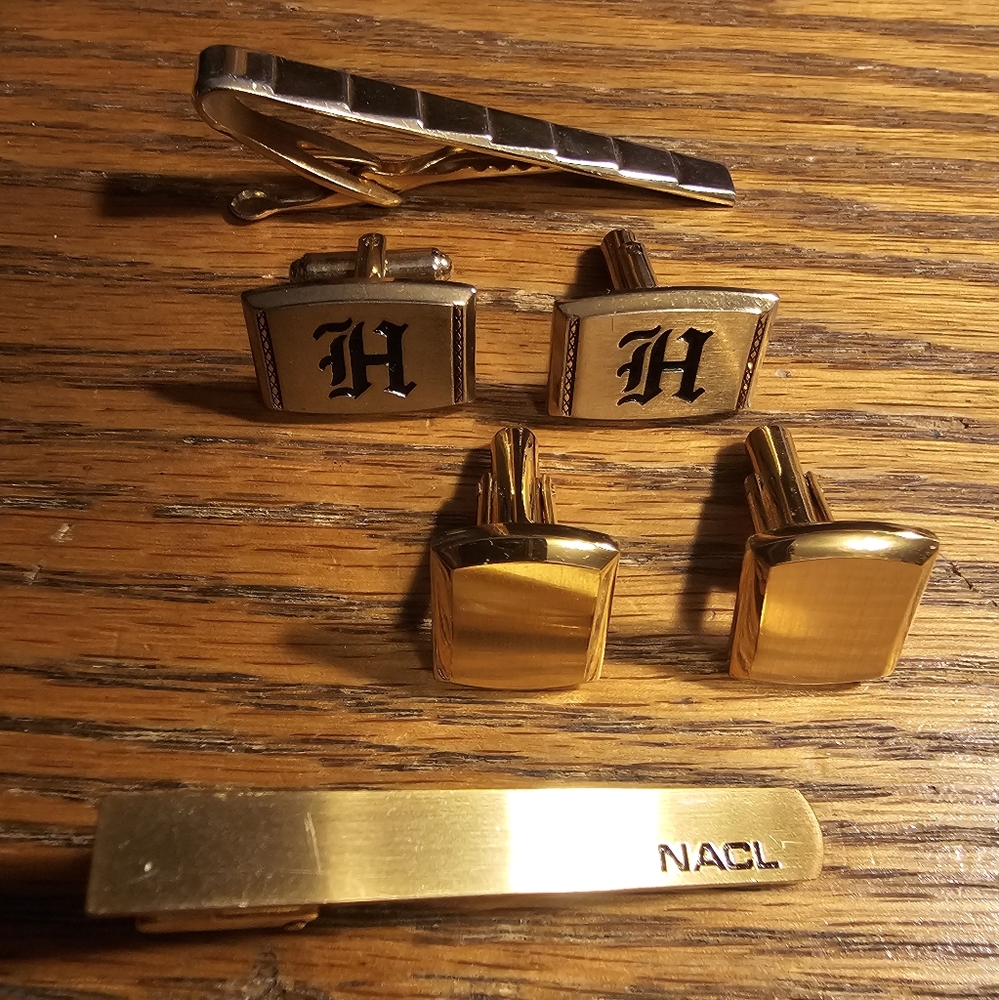HICKOK & NIPPON Tie Clasps + Cuff Link's